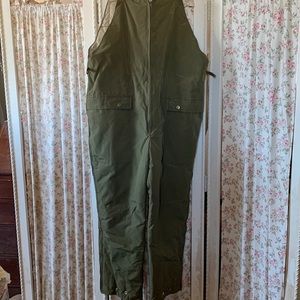 Vintage Eddie Bauer goose down coveralls. SZ L